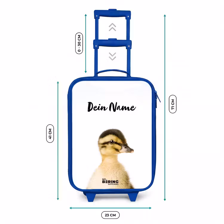 Kinderkoffer Blau mit Name - Daisy Duck — 6
