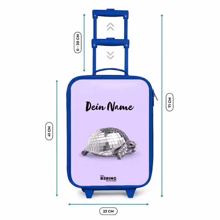 Kinderkoffer Blau mit Name - Disco Dirk — 6