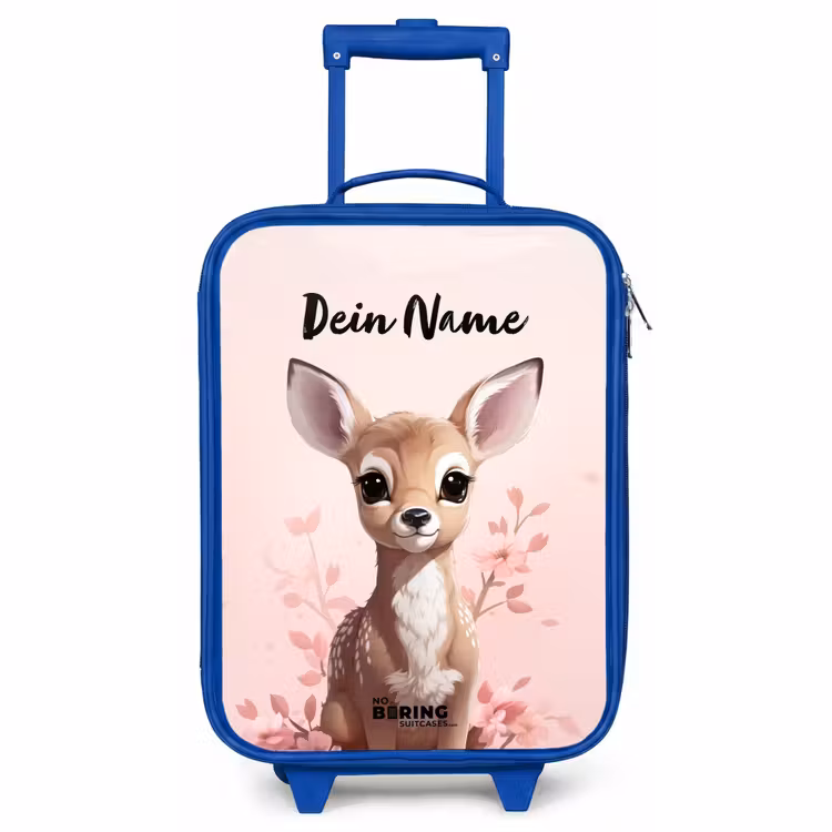 Kinderkoffer Blau mit Name - Hedwig-Hirsch — 1