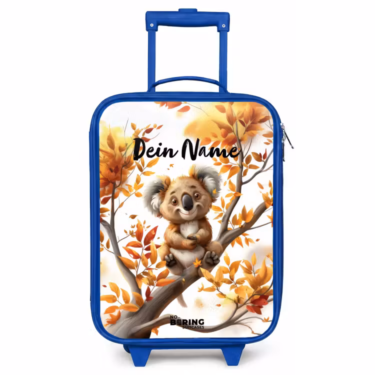 Kinderkoffer Blau mit Name - Kenny Koala — 1