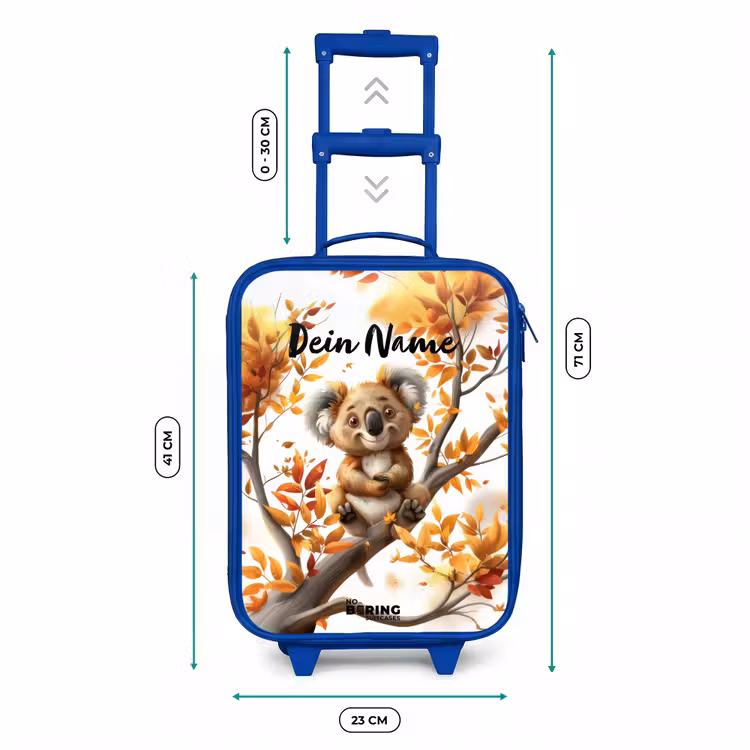 Kinderkoffer Blau mit Name - Kenny Koala — 6