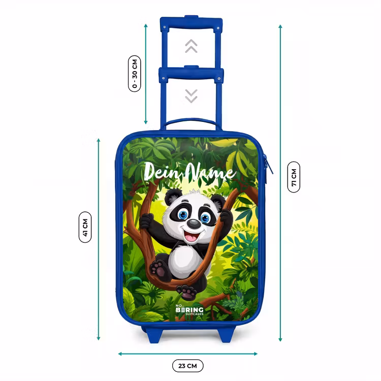 Kinderkoffer Blau mit Name - Pedro-Panda — 6