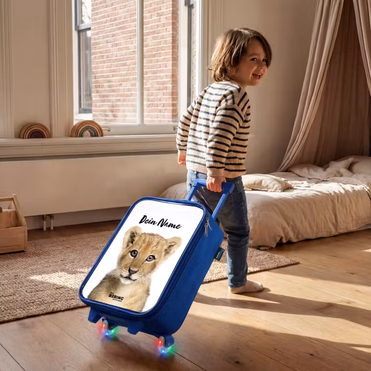 Kinderkoffer Blau mit Name - Winnie Cub — 3