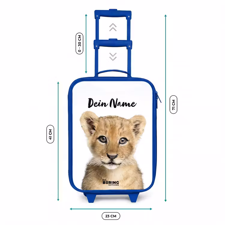 Kinderkoffer Blau mit Name - Winnie Cub — 6