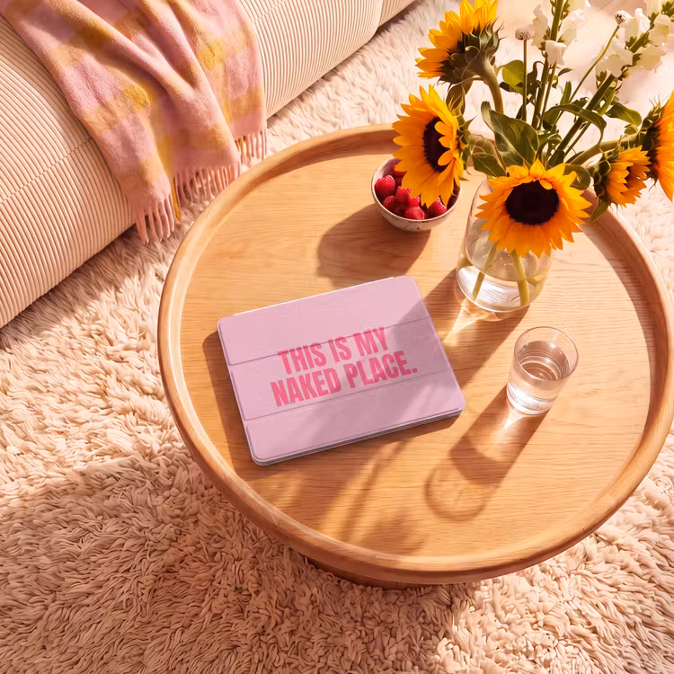 iPad Hülle - Text - Modern - Rosa — 2
