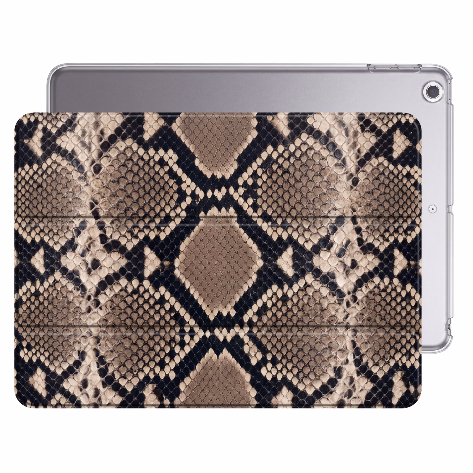 iPad Hülle - Schlangendruck - Python - Braun — 1