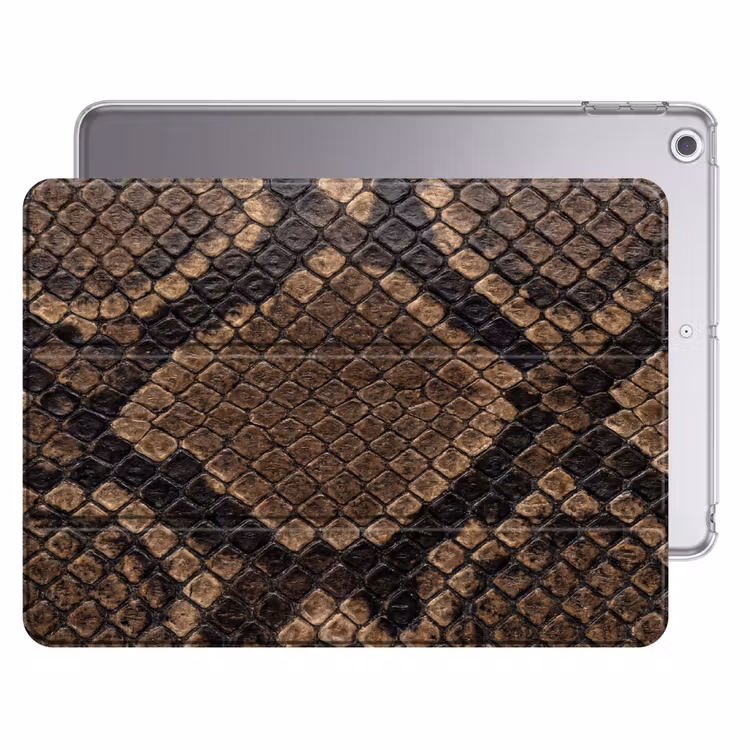iPad Hülle - Python - Schuppen - Bronze — 1