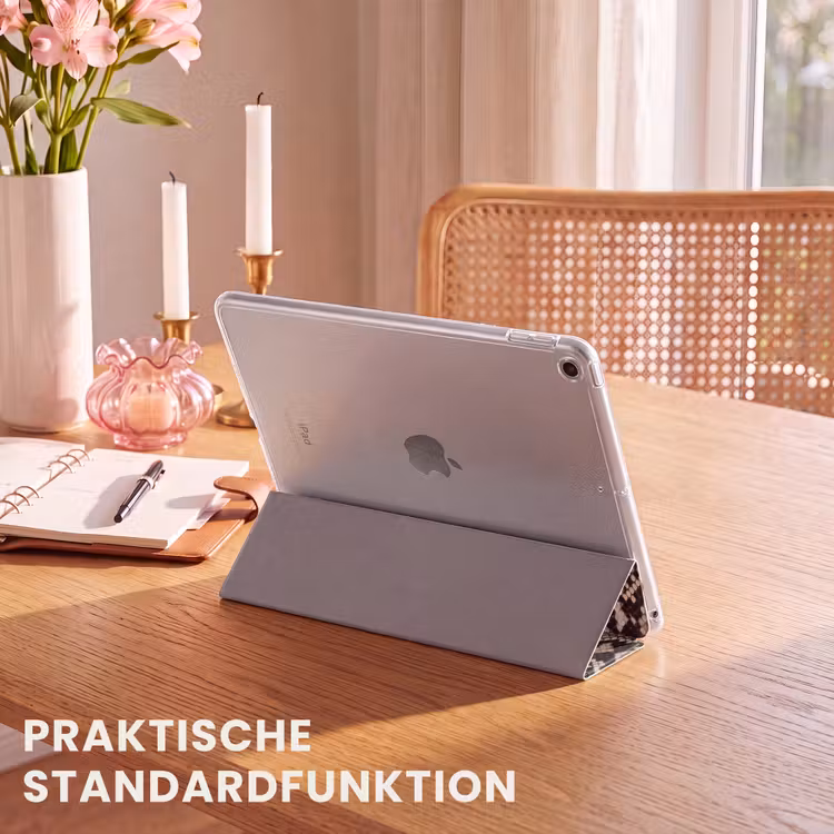 iPad Hülle - Schlangendruck - Python - Braun — 5