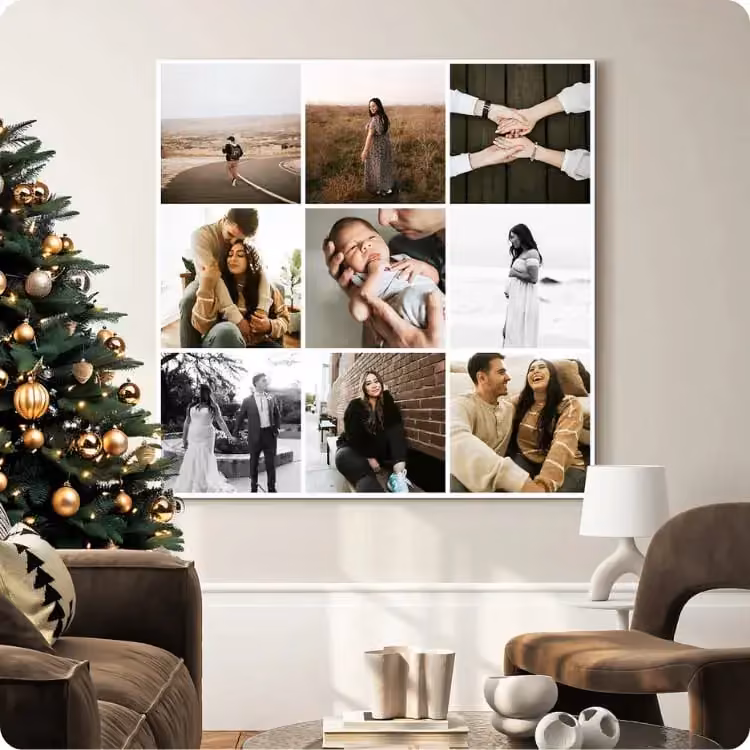 Leinwand collage