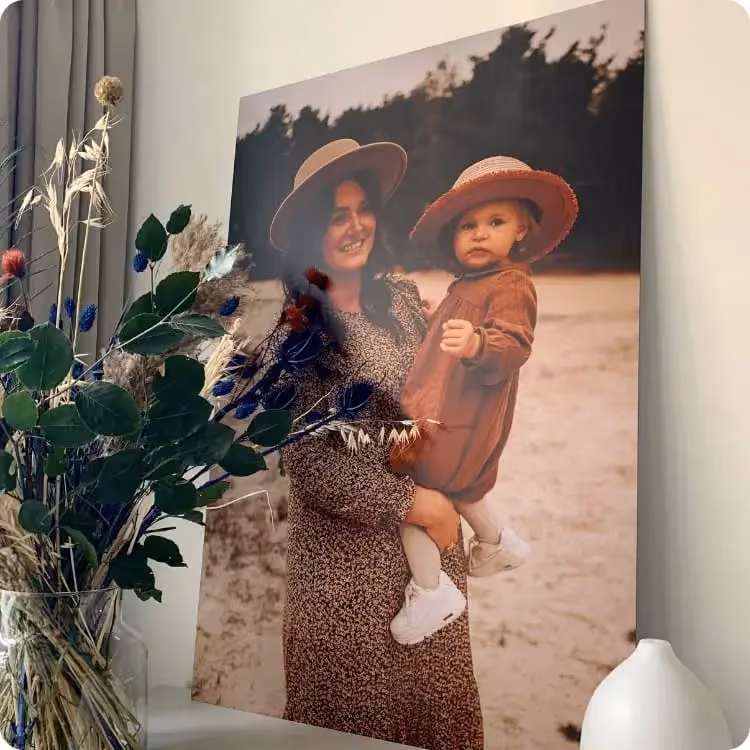 Foto auf aluminium