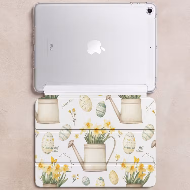 iPad Hülle - Gießkanne - Blumen - Eier — 6