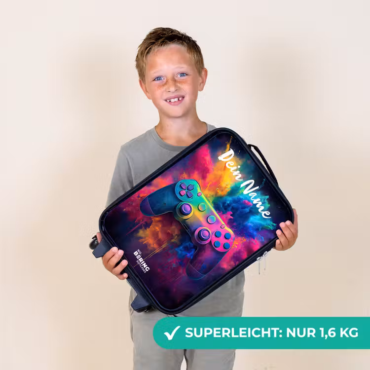Kinderkoffer mit Name - Spiel - Controller - Bunt - Explosion — 7