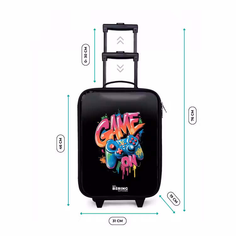 Kinderkoffer - Spiel - Controller - Graffiti - Neon — 4