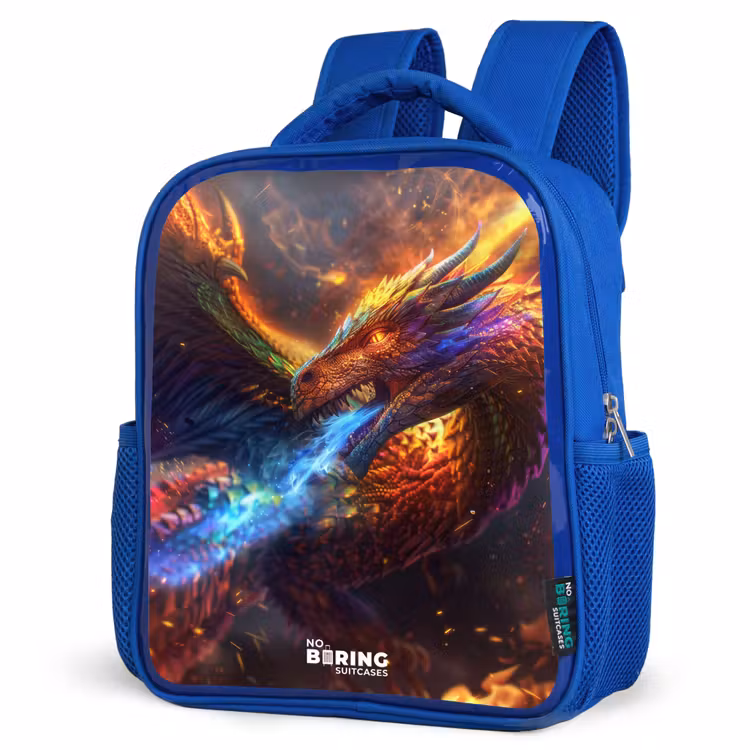 Kinderrucksack - Blau - Chroma-Krieger — 2
