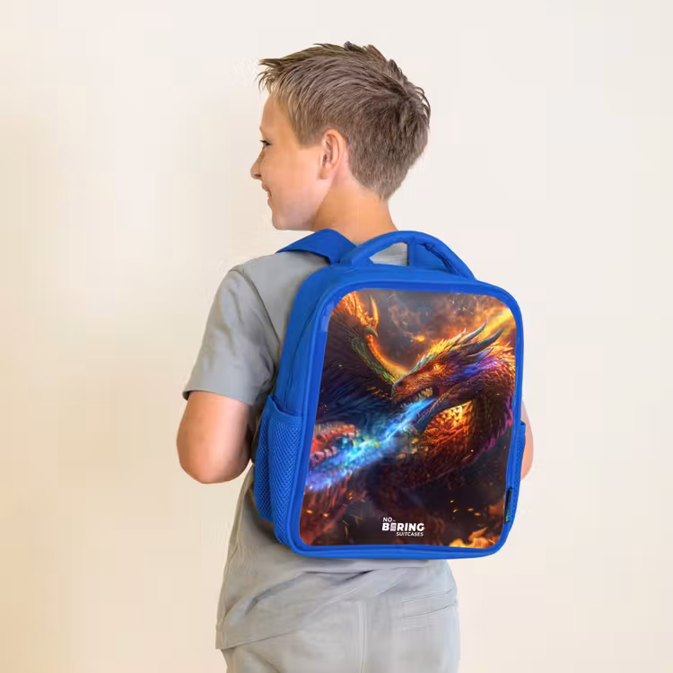 Kinderrucksack - Blau - Chroma-Krieger — 6