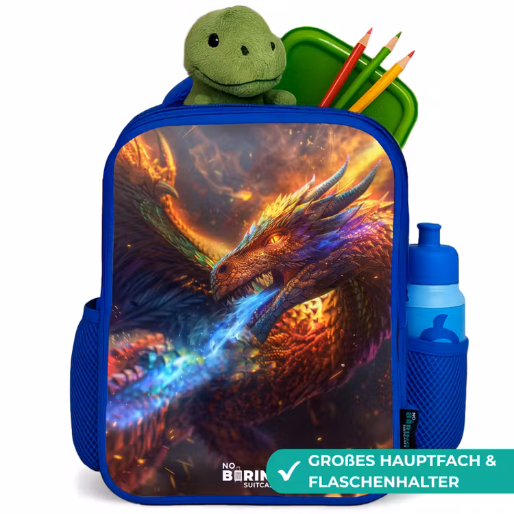 Kinderrucksack - Blau - Chroma-Krieger — 7