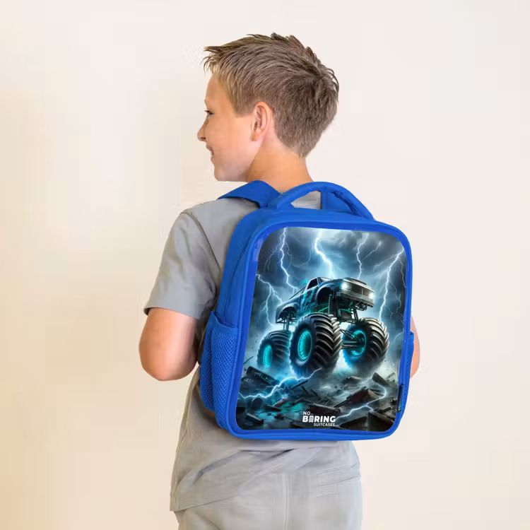 Kinderrucksack - Blau - Donner-Räder — 6