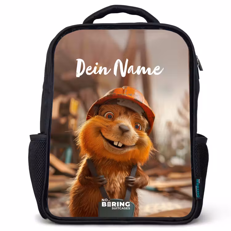 Kinderrucksack - Schwarz - Bertus Bouwbever — 1