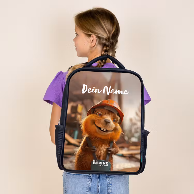 Kinderrucksack - Schwarz - Bertus Bouwbever — 4