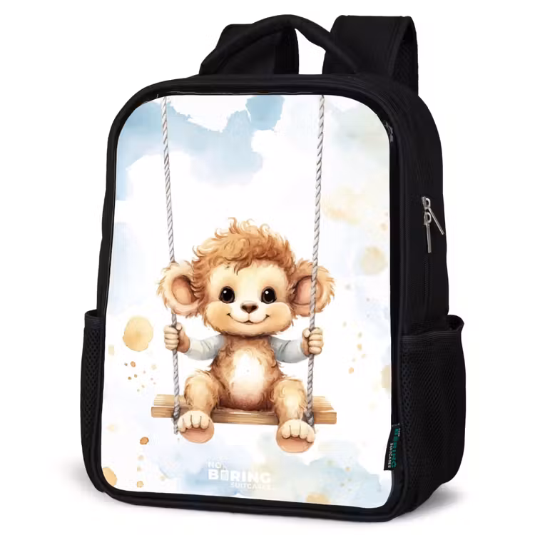 Kinderrucksack - Schwarz - Axel Affe — 2