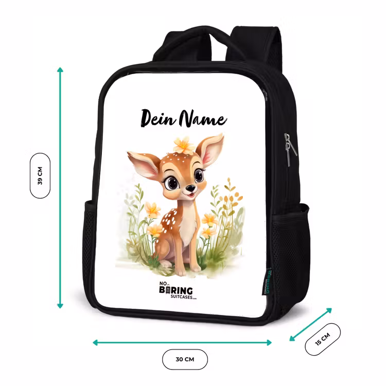 Kinderrucksack - Schwarz - Tilly Gärtnerin — 7