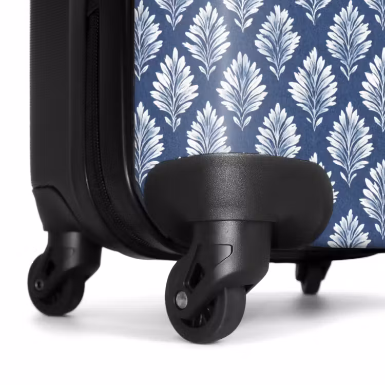 Koffer - Barockes Muster blau — 6