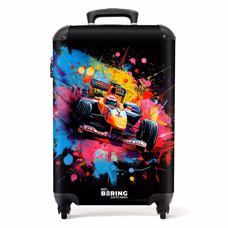 Koffer - Formel-1-Auto mit Graffiti — 1