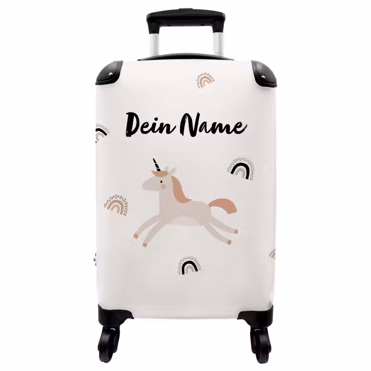 Koffer mit Name - Einhorn Träume — 1