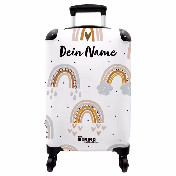 Koffer mit Name - Regenbogen Regen — 1