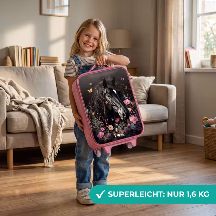 Kinderkoffer Rosa - Blühender Rappe — 2