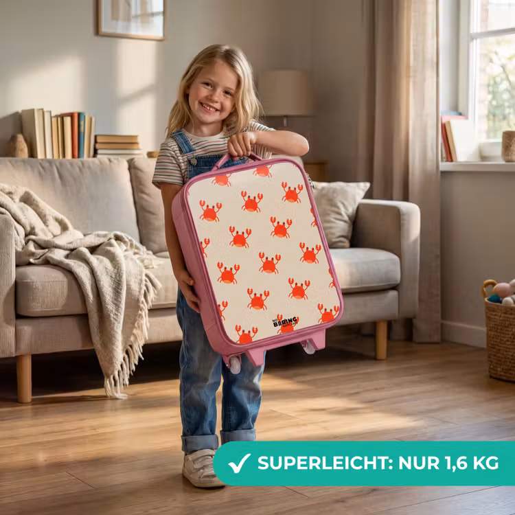 Kinderkoffer Rosa - Krabbenproblem — 2