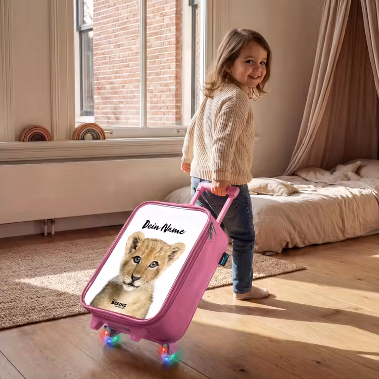 Kinderkoffer Rosa mit Name - Winnie Cub — 3