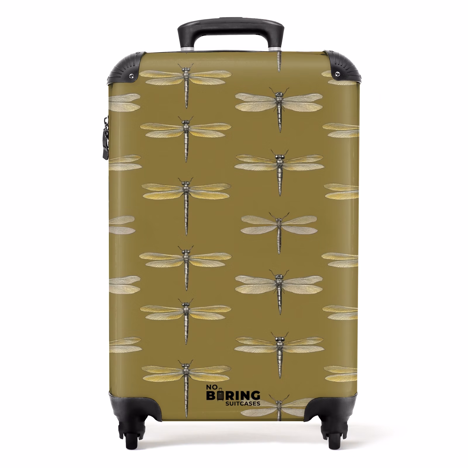 Koffer - Libellen - Muster - Grün — 1
