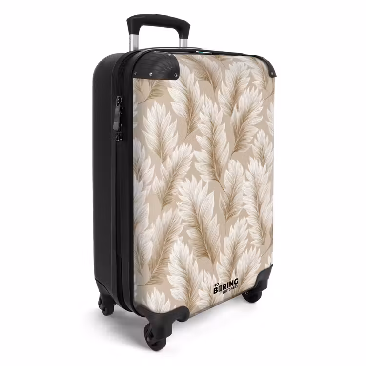 Koffer - Botanisch - Muster - Beige — 4