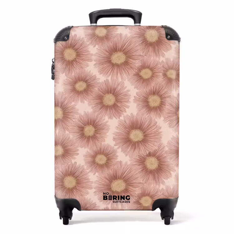 Koffer - Gerbera - Blumen - Rosa — 1