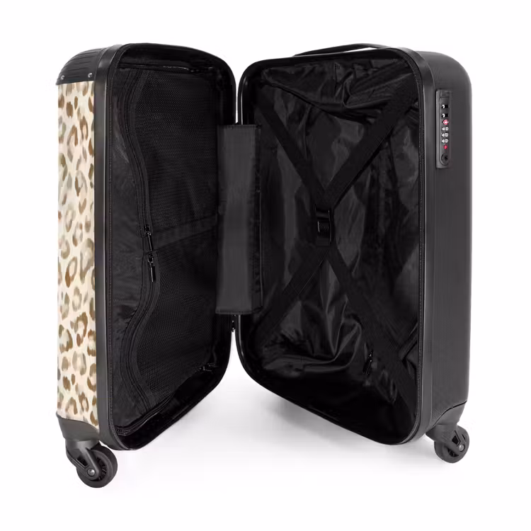 Koffer - Leopard - Klassisch - Beige — 3