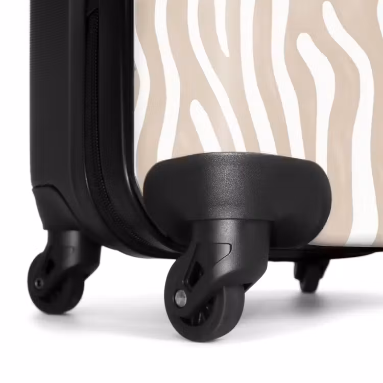 Koffer - Abstrakt - Zebra - Beige — 6