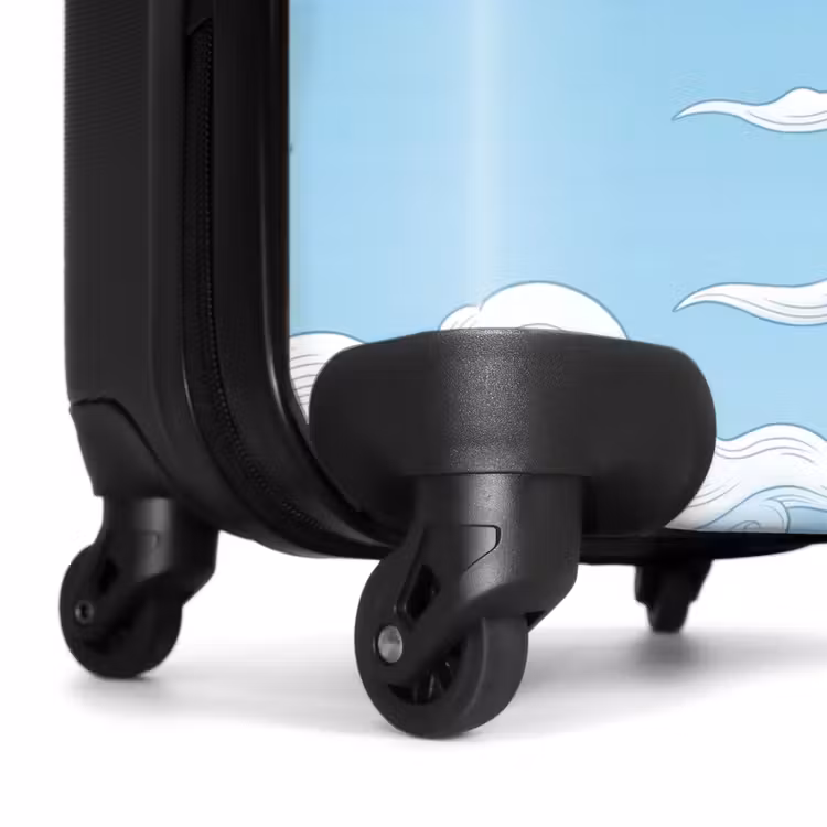 Koffer - Engel – fliegend – klassisch – blau — 6