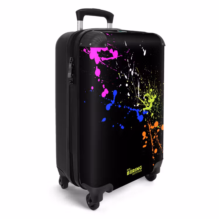 Koffer - Farbspritzer – Bunt – Schwarz — 2