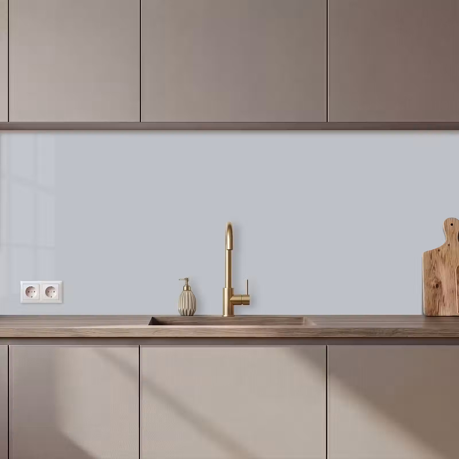Küchenrückwand - Interieur - Grau - Hell — 1