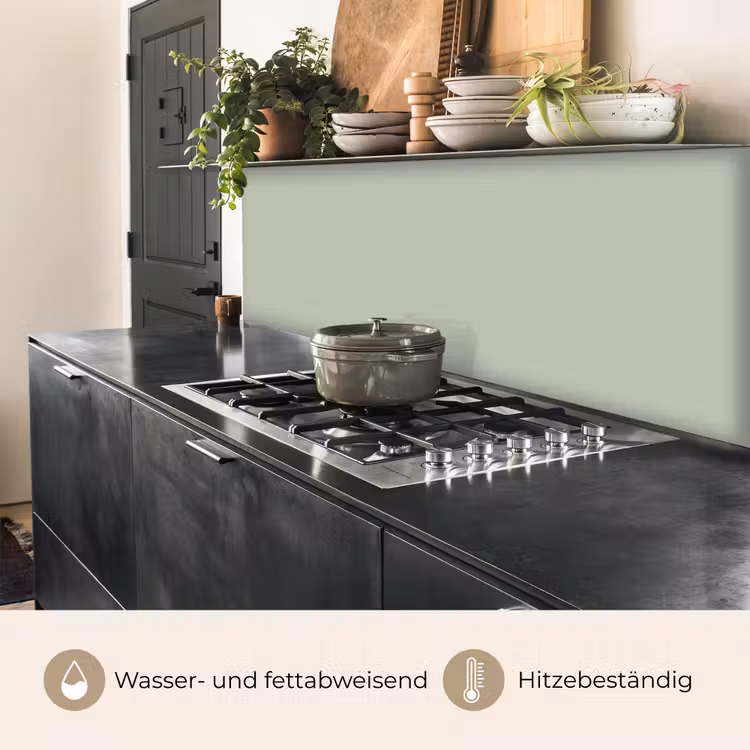 Küchenrückwand - Mintgrün - Unifarben — 5