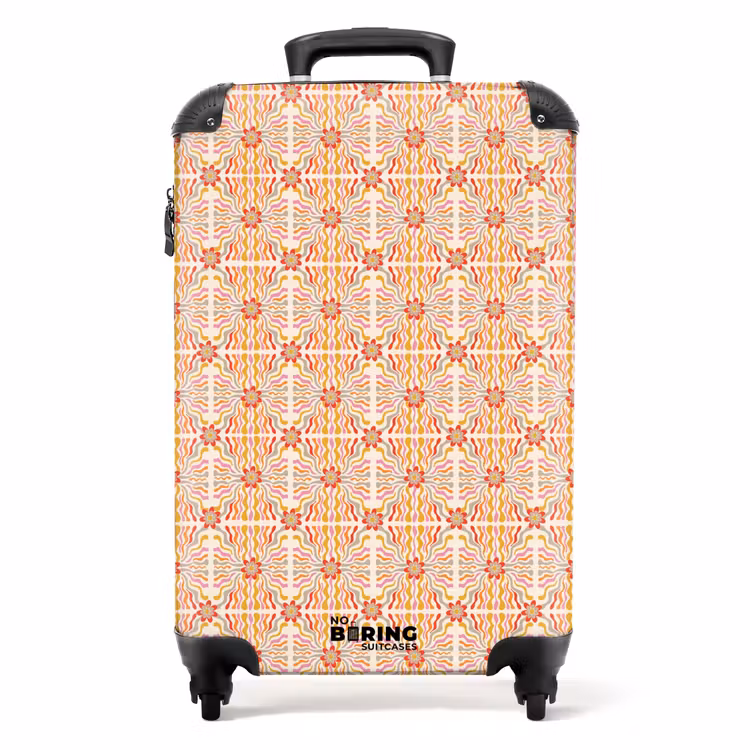 Koffer - Retro-Disco-Muster bunt — 1