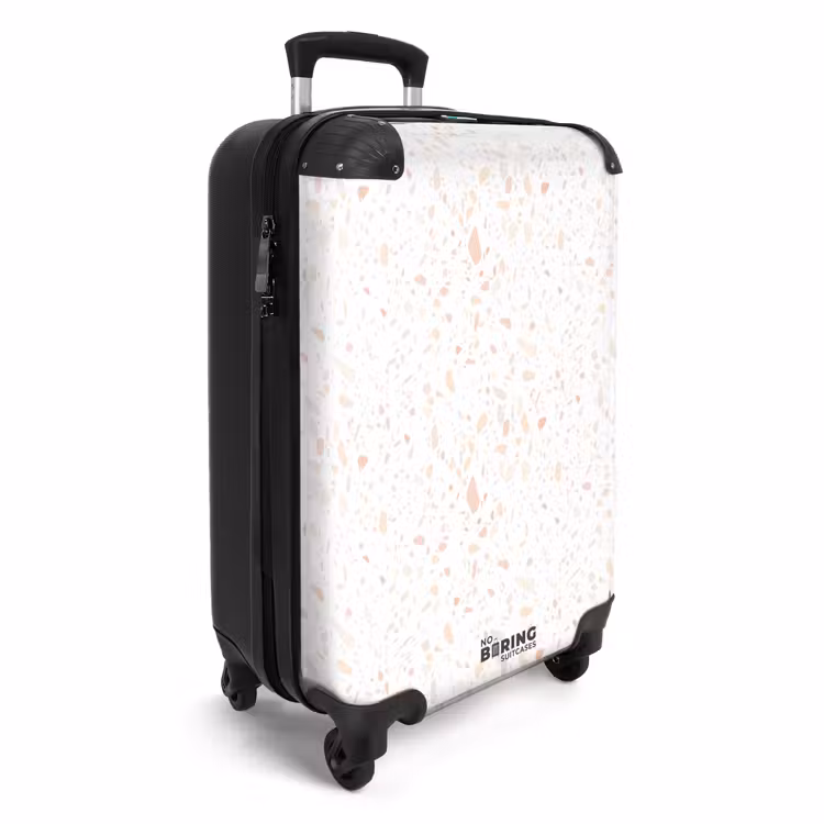 Koffer - Terrazzo-Muster Pfirsich — 4