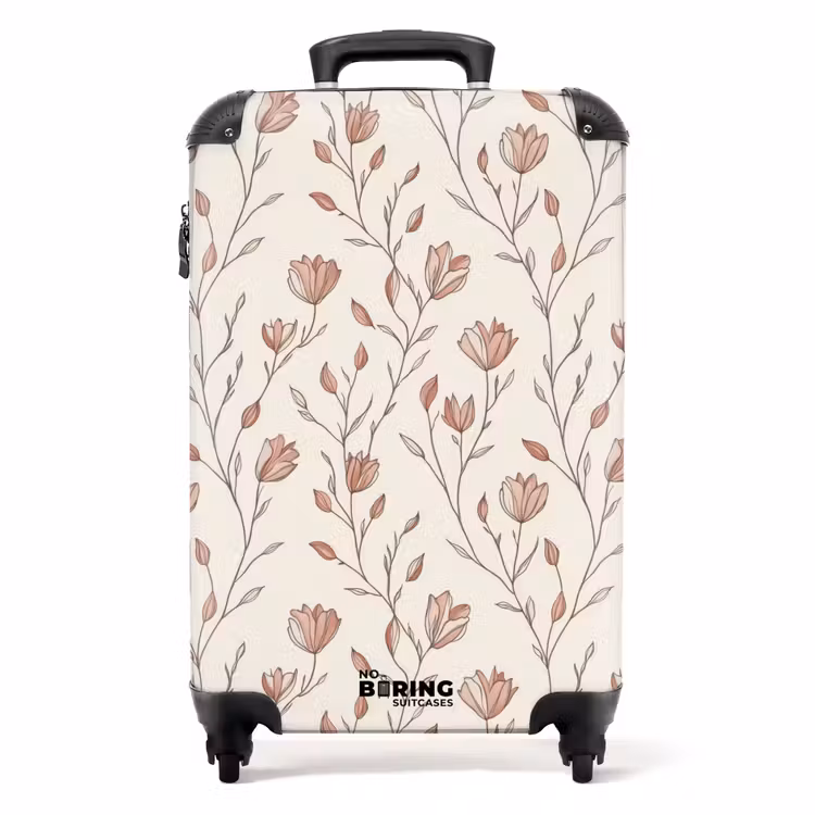 Koffer - Muster - Klassisch - Rosa — 1