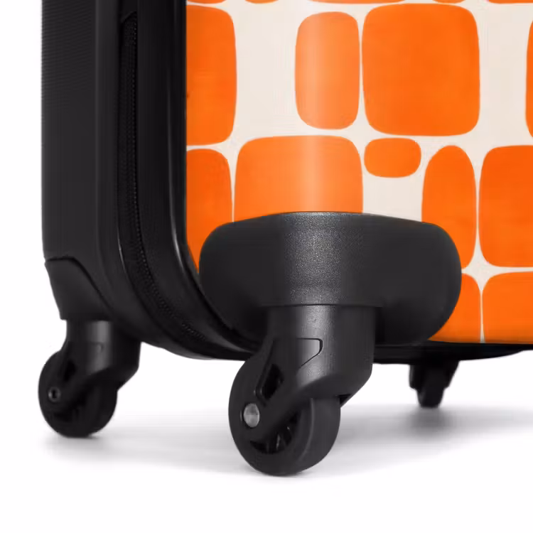 Koffer - Muster - Retro - Orange — 6