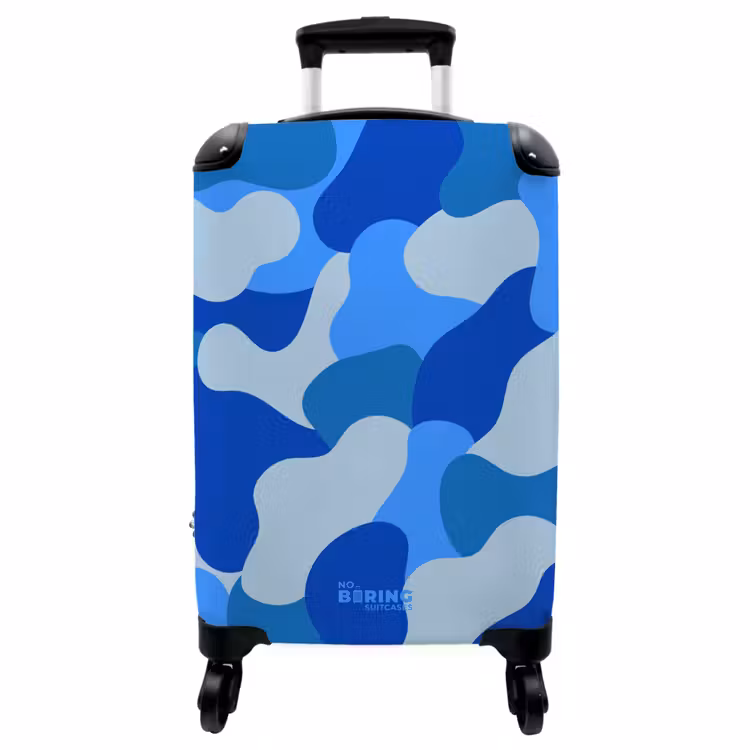Koffer - Tarnmuster – Blau – Muster — 1