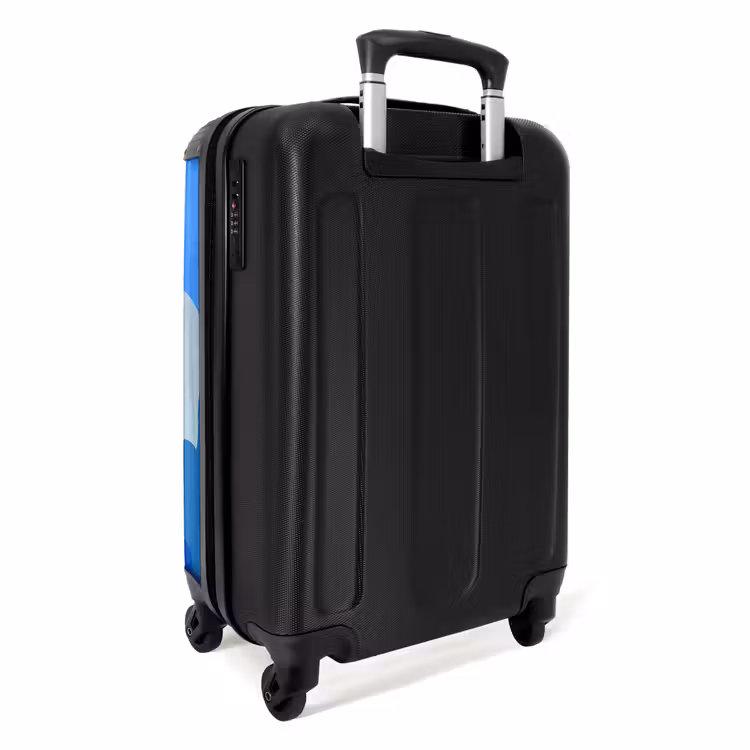 Koffer - Tarnmuster – Blau – Muster — 3