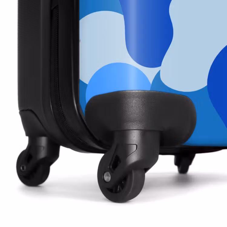 Koffer - Tarnmuster – Blau – Muster — 6