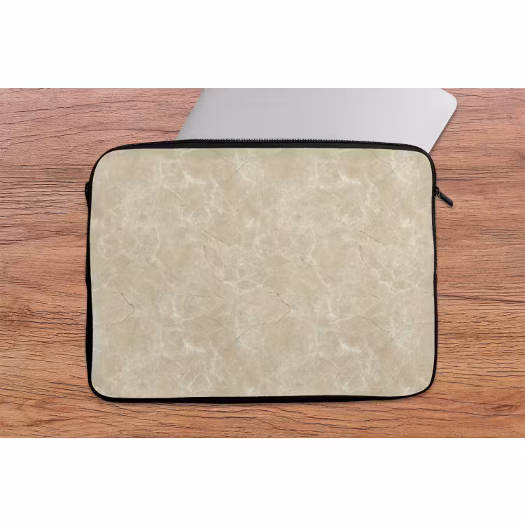 Laptop hülle - Hellbeige - Marmor - Diffusionsäderung — 2
