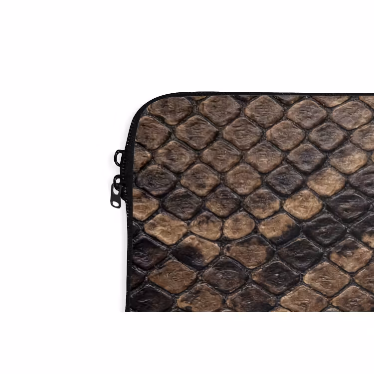 Laptop hülle - Python - Schuppen - Bronze — 5